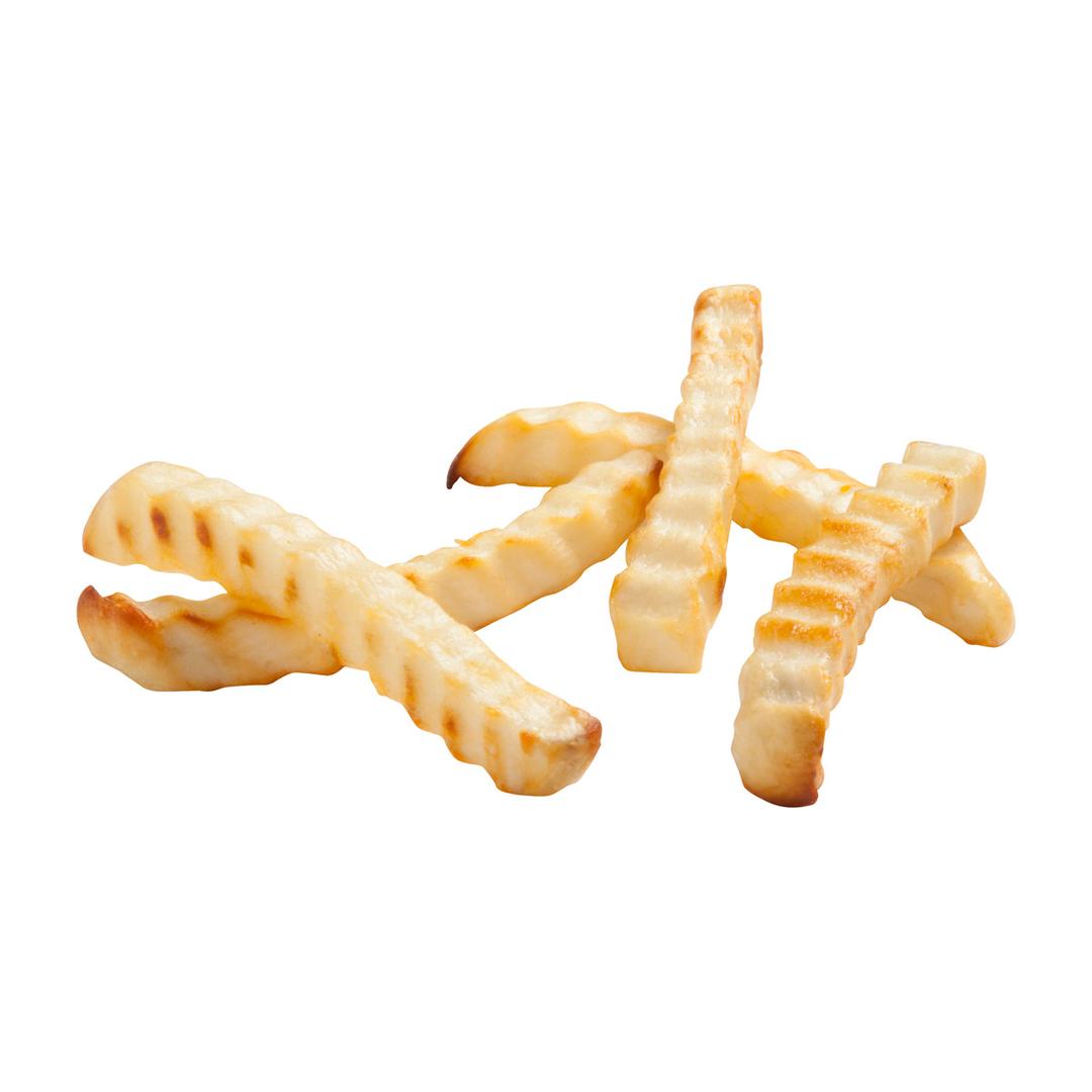 Papas a la francesa corte ondulado horneables