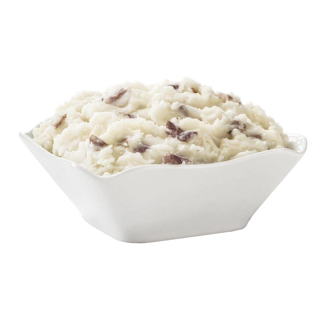 Puré de papas de cáscara roja
