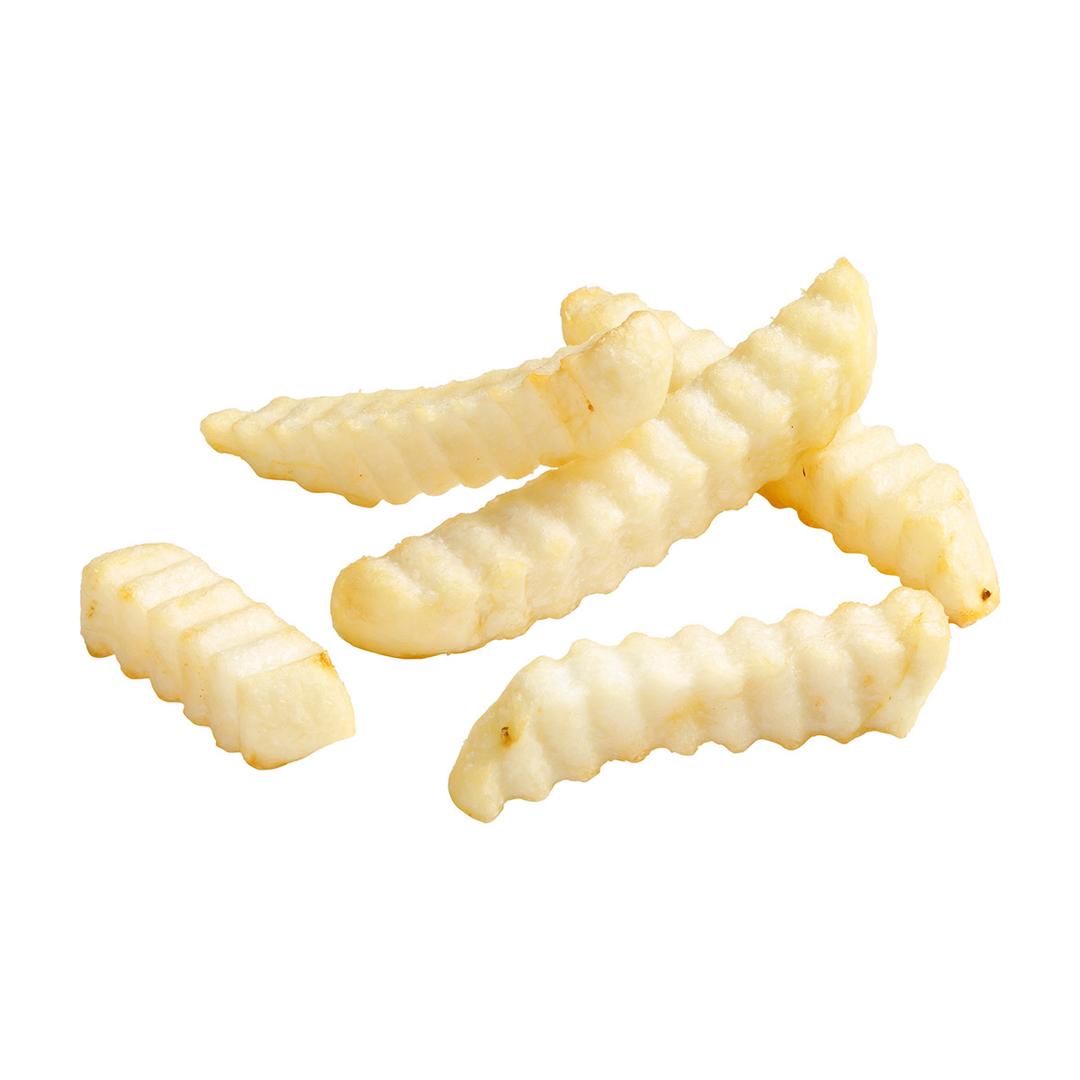 Papas a la francesa corte ondulado