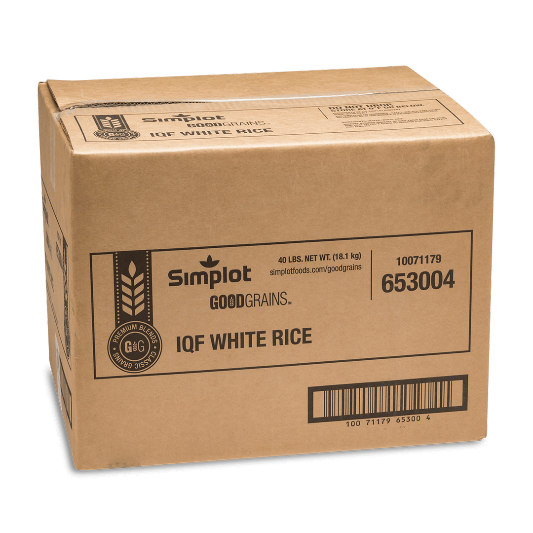 Arroz blanco, IQF